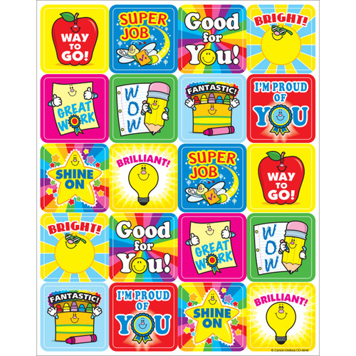 Winning Words Motivational Stickers image