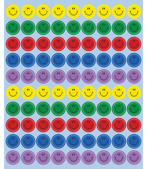 Smiles, Multicolor Chart Seals image
