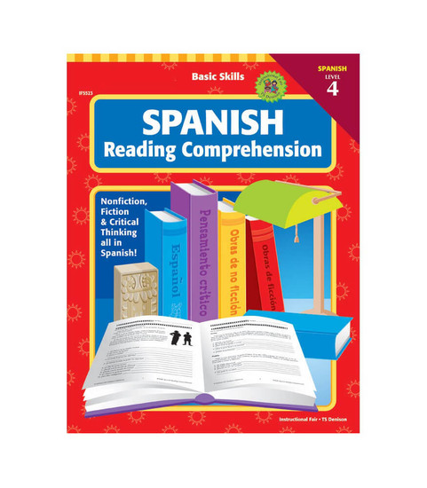 Basic Skills Spanish Reading Comprehension, Level 4 Workbook image
