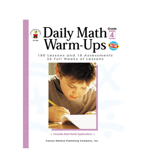 Carson-Dellosa Daily Math Warm-Ups, Grade 4 Teacher