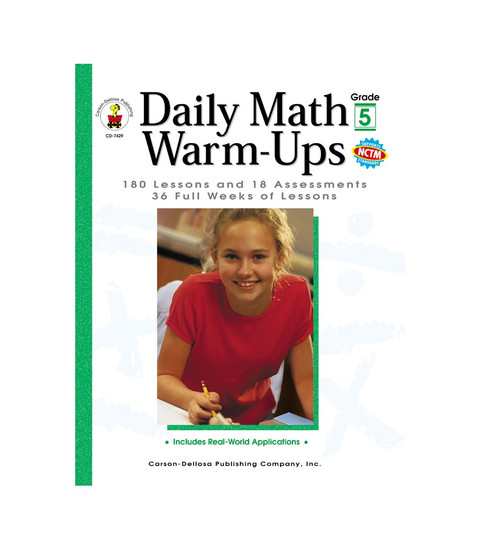 Carson-Dellosa Daily Math Warm-Ups, Grade 5 Teacher