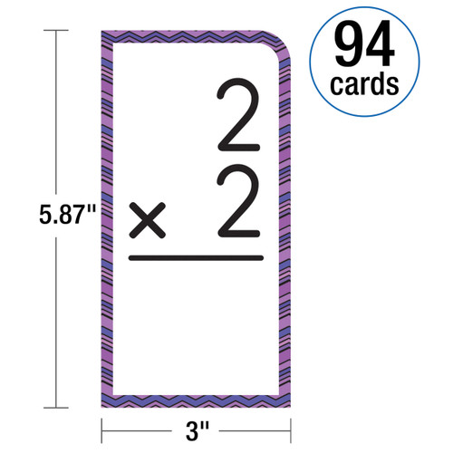 Grade 3-5 Multiplication 0-12 Flash Cards