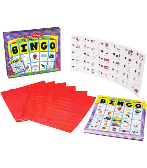 Español basico Basic Spanish BINGO image