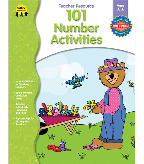 Totline 101 Number Activities, Grades Preschool - K Teacher