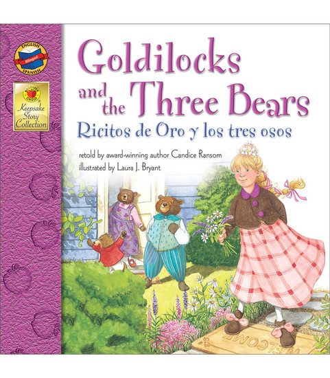 Goldilocks and the Three Bears Bilingual Keepsake Stories Spanish & English Storybook image