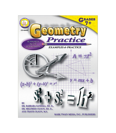 Mark Twain Geometry Practice Book, Grades 7 - 8 Teacher