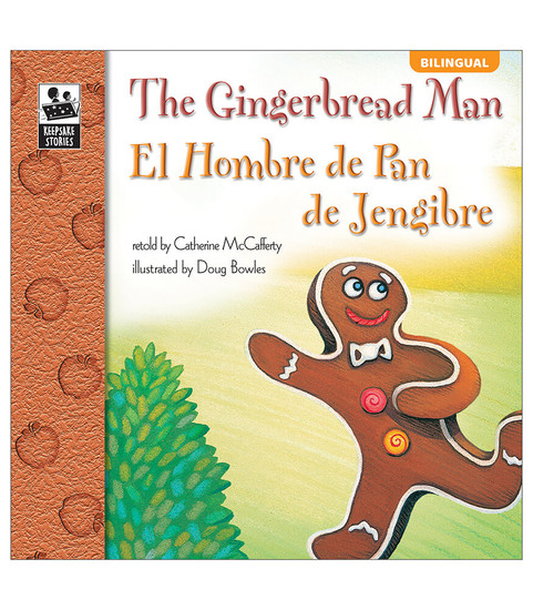 The Gingerbread Man Bilingual Keepsake Stories Spanish & English Storybook image