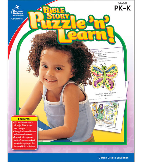 Bible Story Puzzle ’n’ Learn! Activity Book image