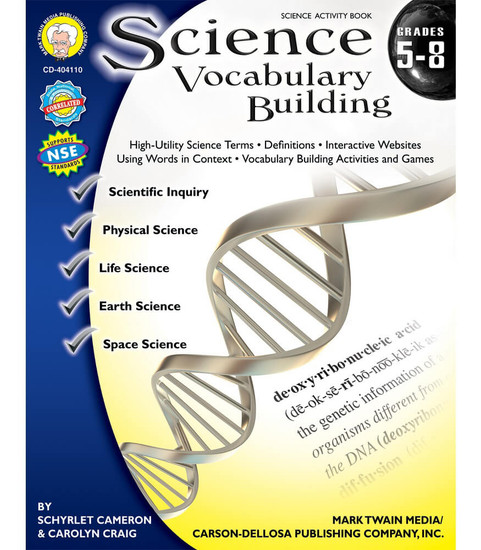 Science Vocabulary Building Resource Book image