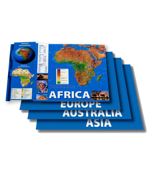 Eastern Hemisphere Maps Chart Set image