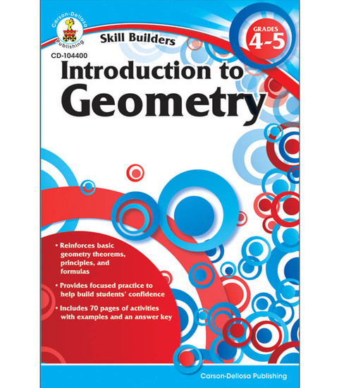 Skill Builders Introduction to Geometry Workbook image