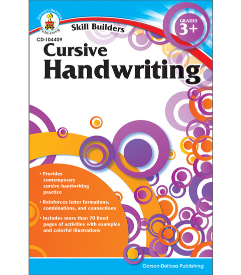 Carson-Dellosa Cursive Handwriting, Grades 3 - 5 Parent
