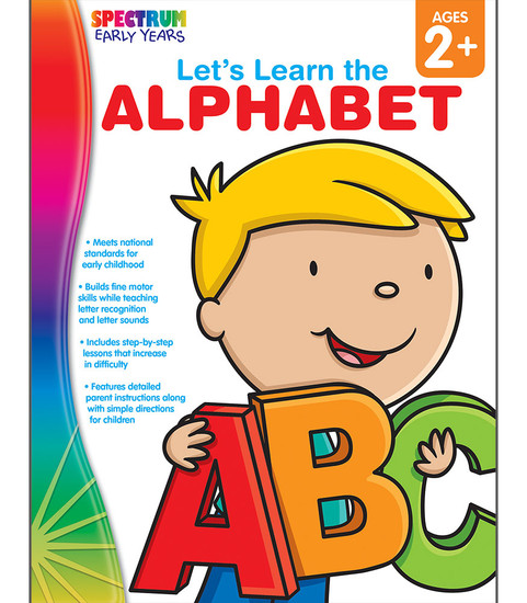 Spectrum® Let’s Learn the Alphabet, Ages 2 - 5 Parent