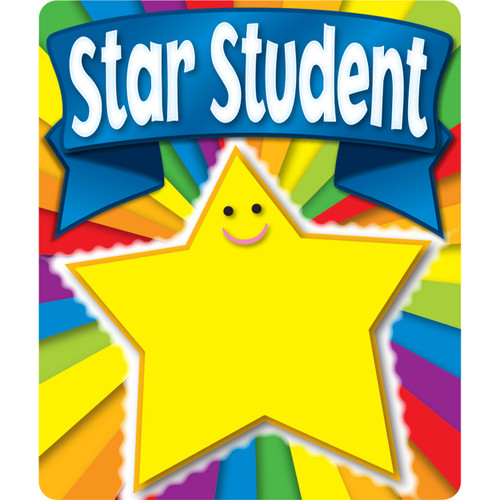 Star Student Motivational Stickers image