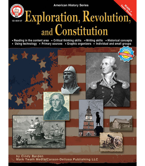 American History Series Exploration, Revolution, and Constitution Resource Book image