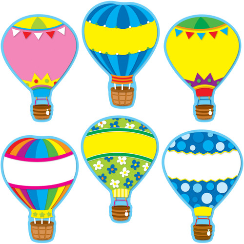 Hot Air Balloons Cutouts image