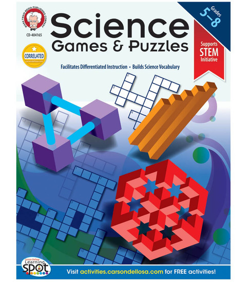 Science Games and Puzzles Resource Book image