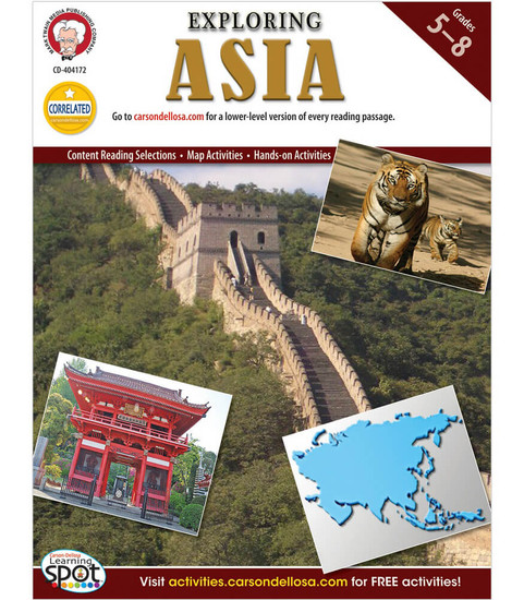Continents of the World Exploring Asia Resource Book image