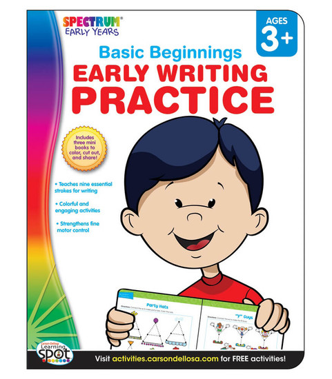 Basic Beginnings Early Writing Practice Workbook image