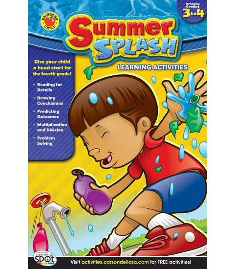 Brighter Child® Summer Splash Learning Activities, Grades 3 - 4 Parent