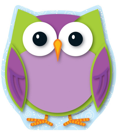 Colorful Owl Notepad image
