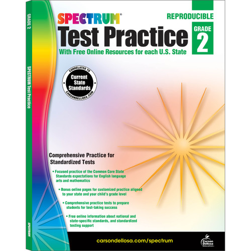 Spectrum Test Practice Workbook image