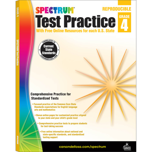 Spectrum Test Practice Workbook image