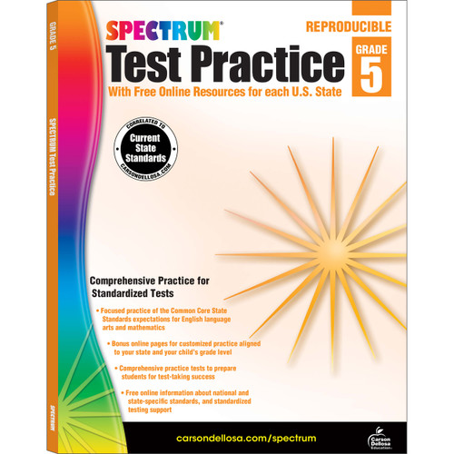 Spectrum Test Practice Workbook image