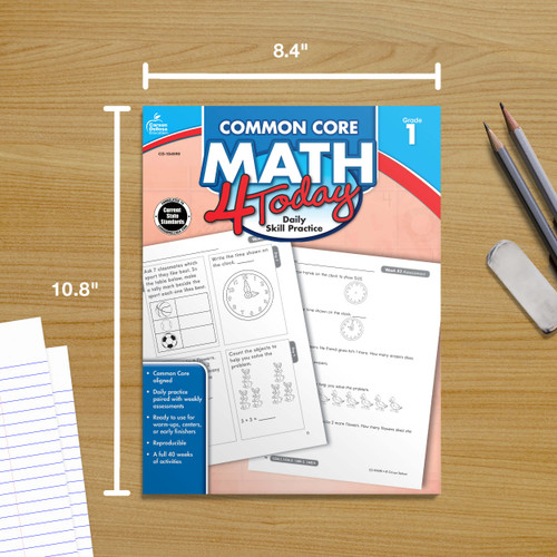 Grade 1 Common Core Math 4 Today Workbook eBook