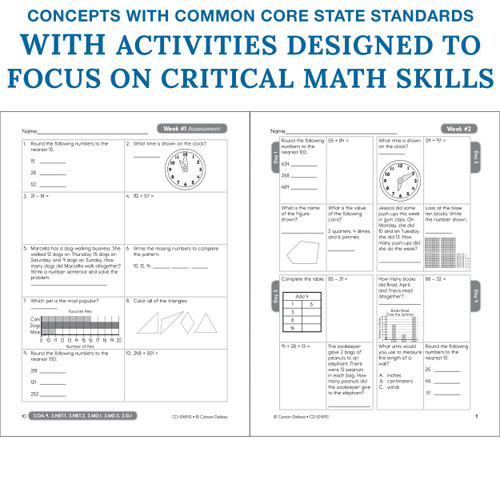 Grade 3 Common Core Math 4 Today Workbook eBook