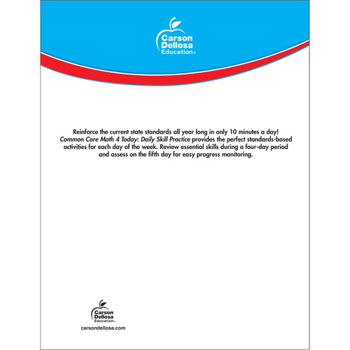 Grade 3 Common Core Math 4 Today Workbook eBook