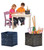 Tabletop Storage: Black with Gold Arrows alternate image 2 image
