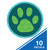 Paw Print 5" Floor Decals alternate image 1 image