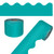 65' Teal Rolled Scalloped Bulletin Board Borders image 65' Teal Rolled Scalloped Bulletin Board Borders image