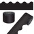 65' Black Rolled Scalloped Bulletin Board Borders image image
