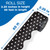 65' Black with White Polka Dots Rolled alternate image 1 image