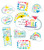 Happy Place Motivational Mini Bulletin Board Set image image