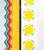 Bright and Colorful Rolled Border Set 5 Pack alternate image