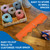 65' Bright & Colorful 5 Pack Rolled Scalloped alternate image 4 image