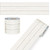 65' White Wood Grain Rolled Straight Bulletin Board Borders image image