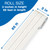 65' White Wood Grain Rolled alternate image 1 image