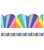 Rainbow Burst Scalloped Bulletin Board Borders image image