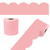 65' Dusty Rose Rolled Scalloped Bulletin Board Borders image image