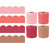 65' Retro Pink 4 Pack Rolled Bulletin Board Border Set image 65' Retro Pink 4 Pack Rolled Bulletin Board Border Set image