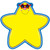 Stars Yellow Cutouts image image
