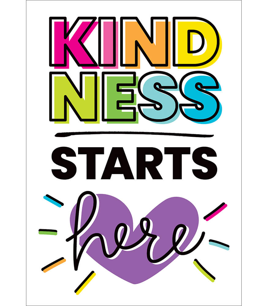 Kind Vibes Smiley Faces Motivational Stickers - Tools 4 Teaching