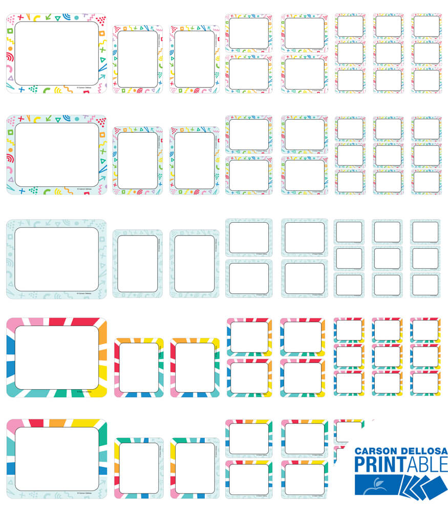 Happy Place Editable Printable Name Tags & Labels happy-place-editable-printable-name-tags-labels