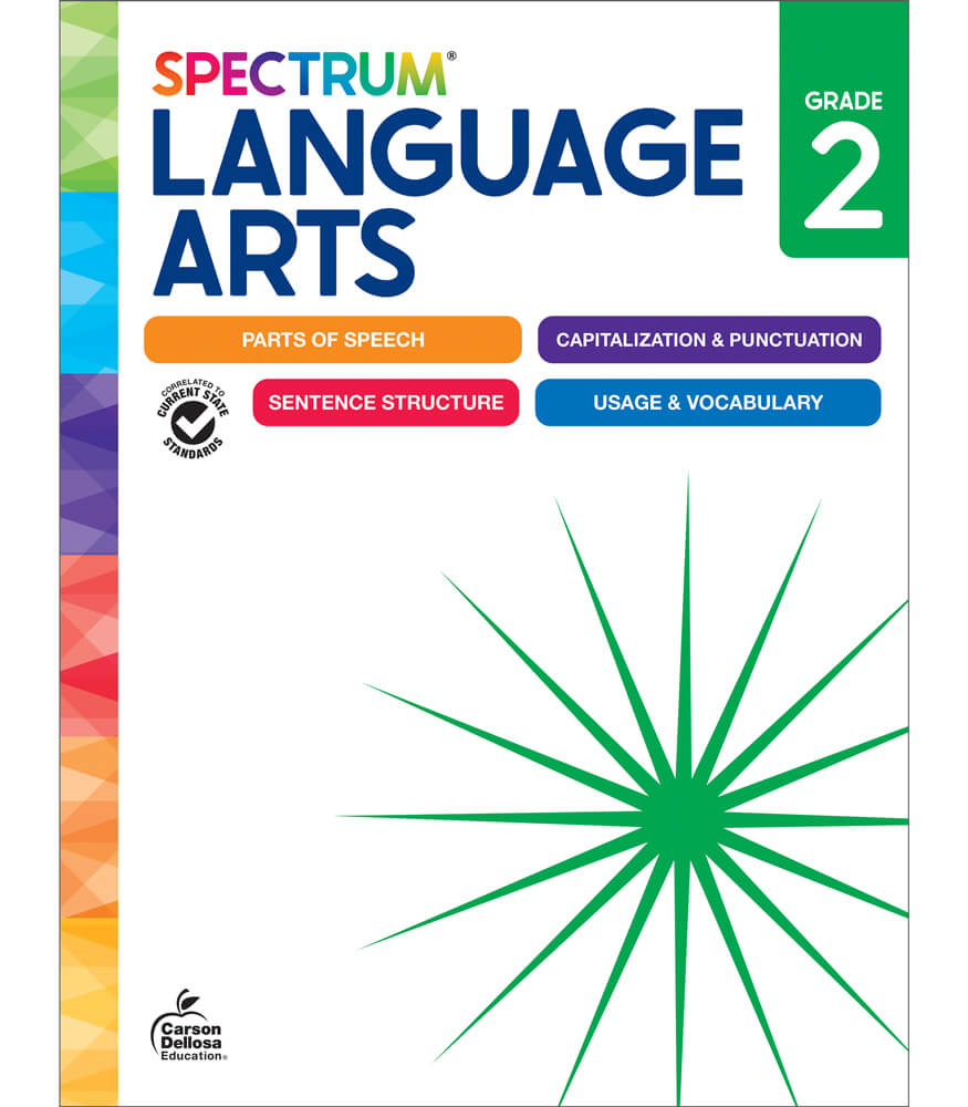 Grade 2 Spectrum Language Arts Workbook Paperback