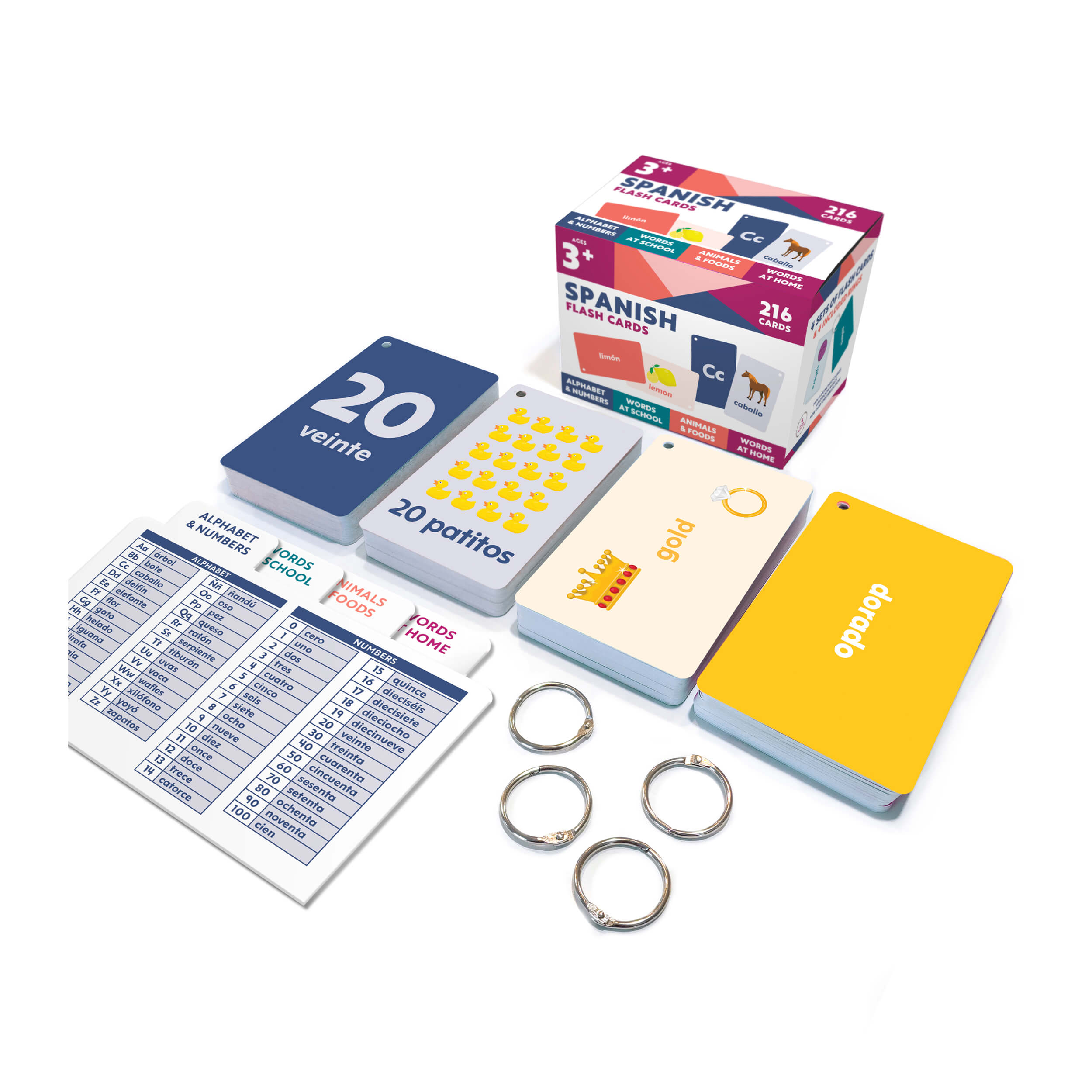 Spanish Flash Card Box Set Spanish
