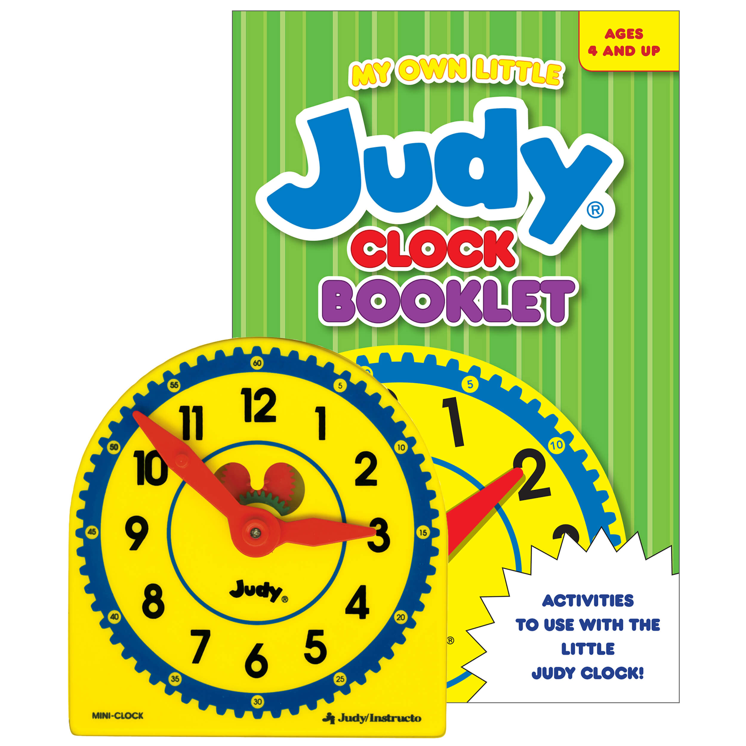Grade PK-1 My Own Little Judy® Clock with Booklet Math